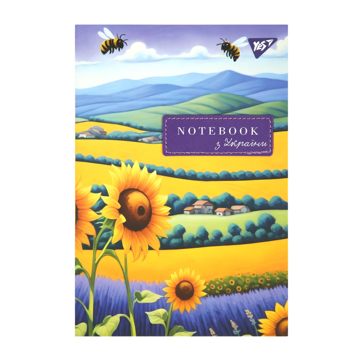 Блокнот для записей в клетку интегральный А5 YES Ukrainian notebook 152074 64 листа