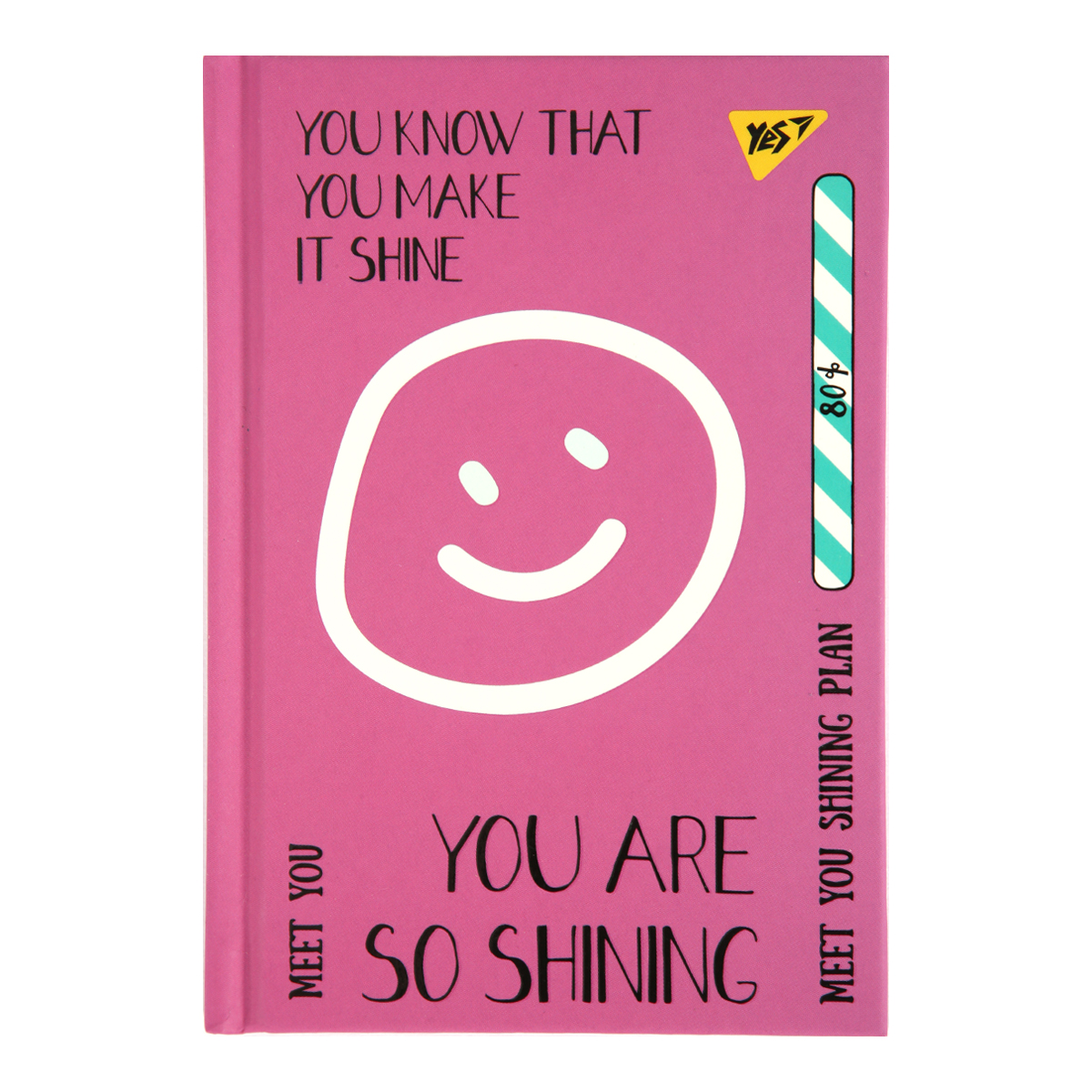 Блокнот для записей в линию А6 YES 7 БЦ Smile 152065 64 листа