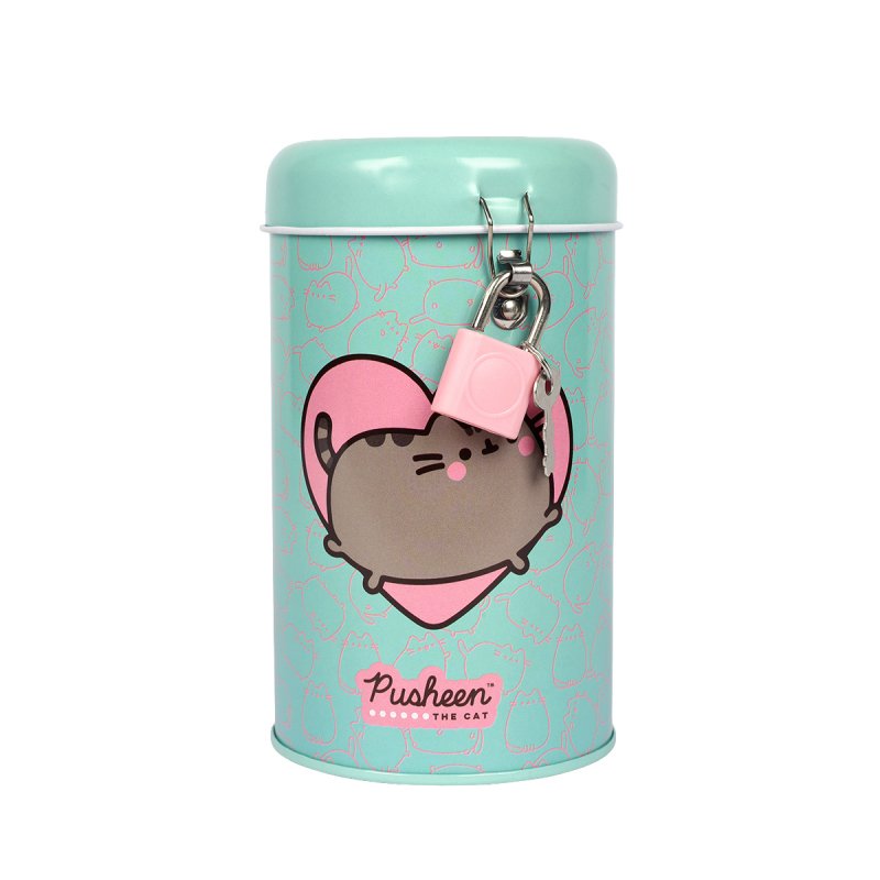 Копилка круглая YES Pusheen 708579 13х7.6 см