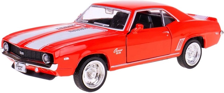 Машинка инертная Techno Drive Chevrolet Camaro 1969 250336U красная