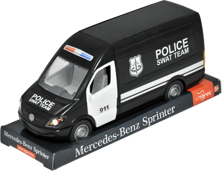Машинка Tigres Mercedes-Benz Sprinter полицейский 39721 черный