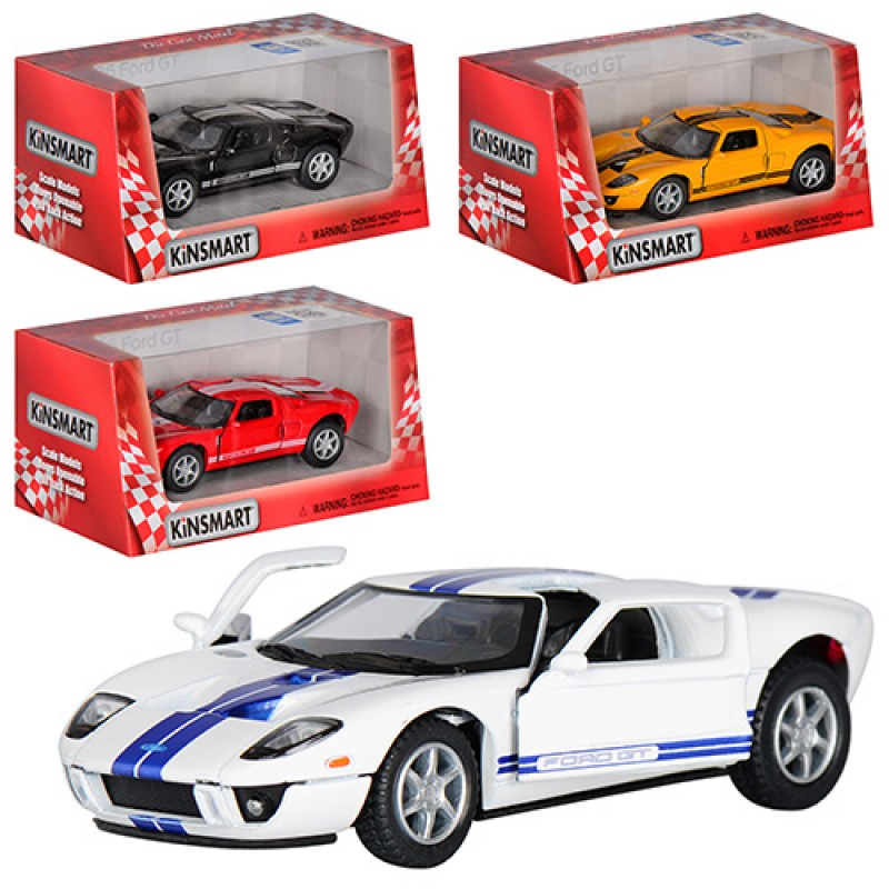 Машинка инертная Kinsmart Ford GT KT5092W
