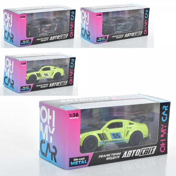 Машинка инертная Auto Mir Ford Mustang AS-2977 11 см