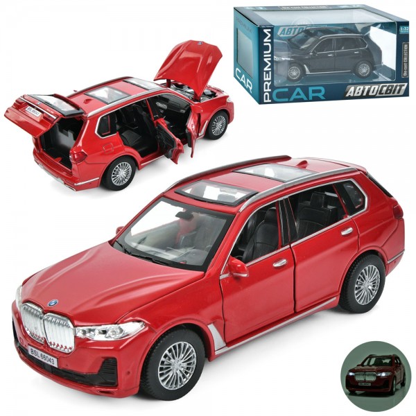 Машинка инертная Auto Mir BMW X7 AP-1997 16 см