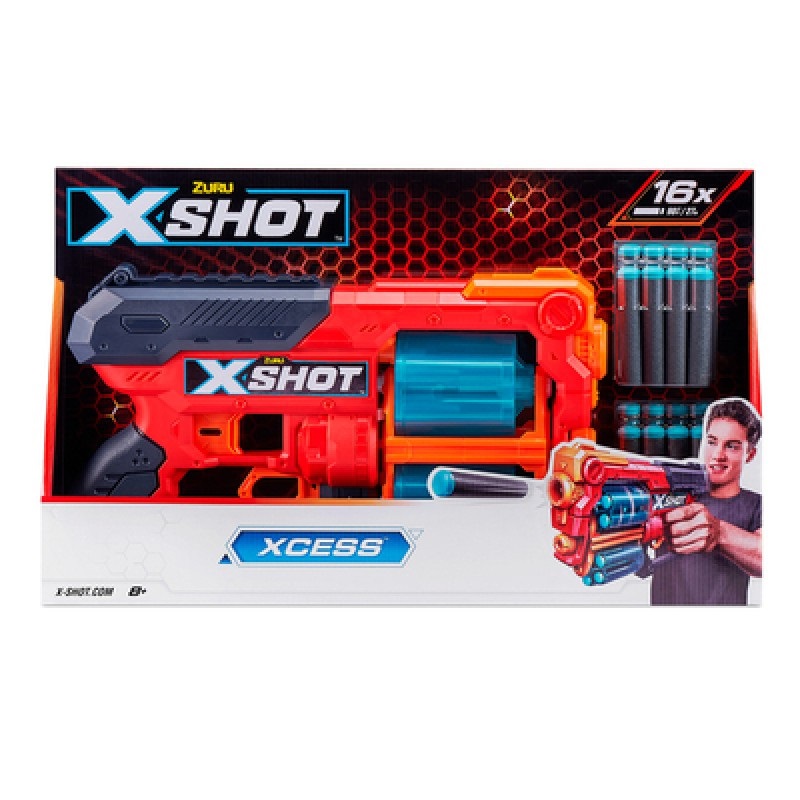 Бластер игровой X-Shot Excel Xcess TK-12 36436R Бластер игровой X-Shot Excel Xcess TK-12 36436R