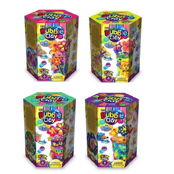 Набор креативного творчества Danko Toys Bubble Clay Ваза BBC-V-01-02-03-04U