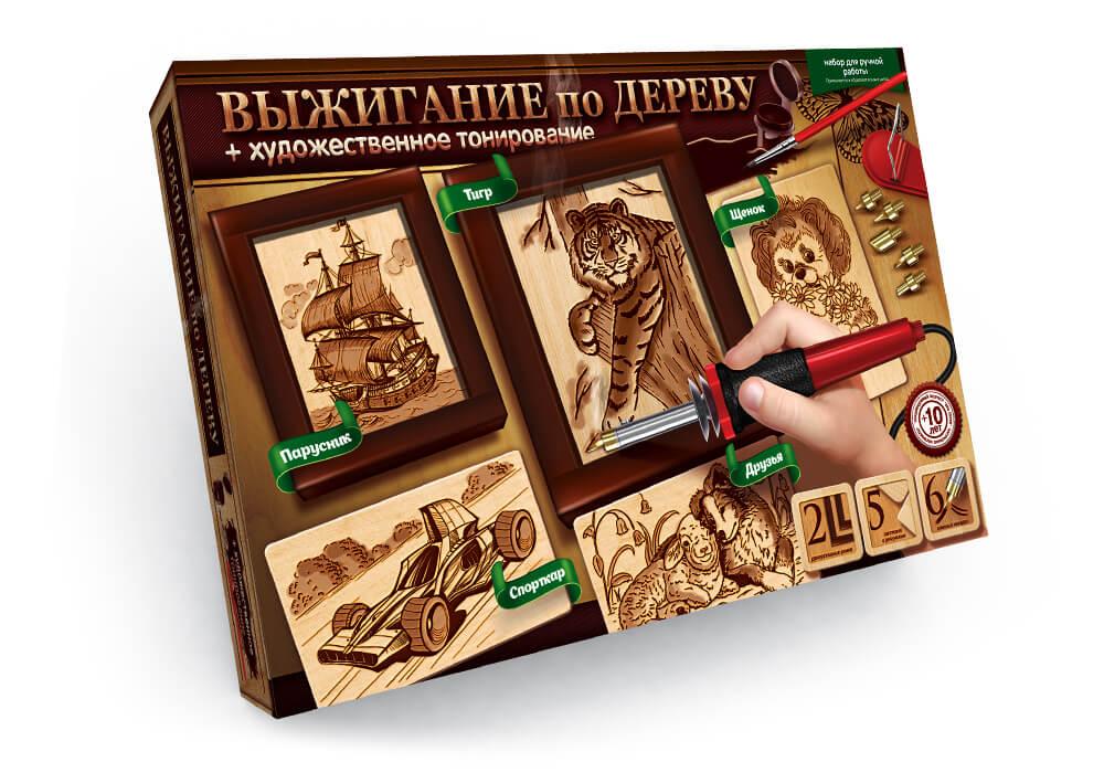Набор креативного творчества Danko Toys Выжигание по дереву ДТ-ОО-09127