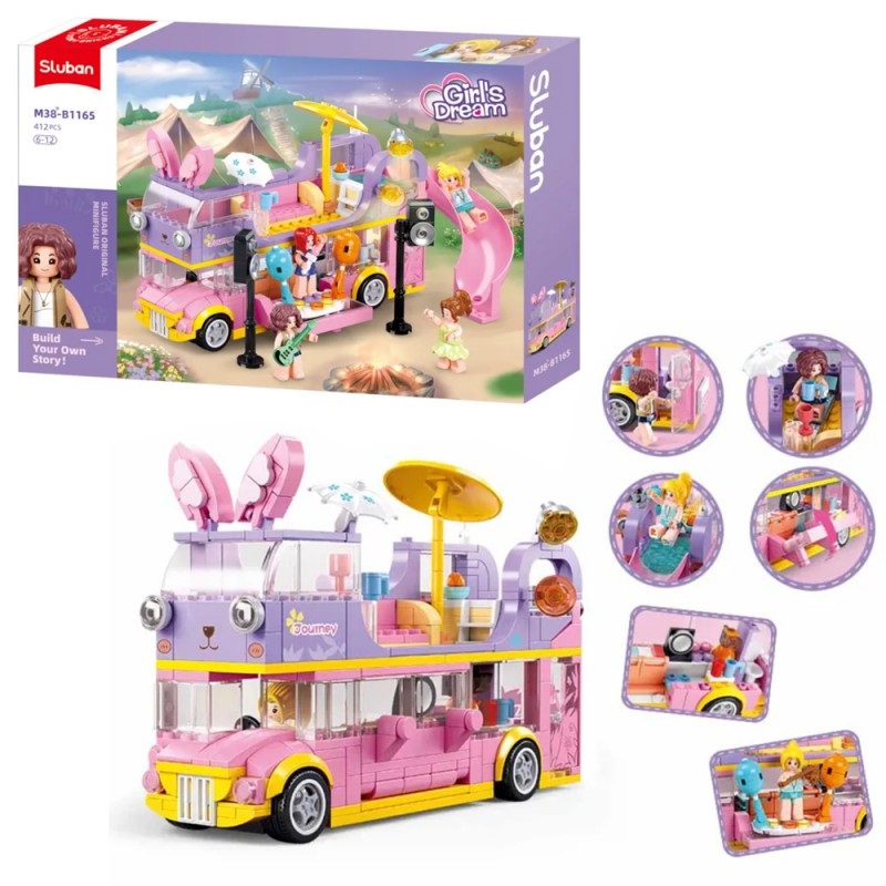 Конструктор игровой Sluban Girls Dream M38-B1165 412 деталей