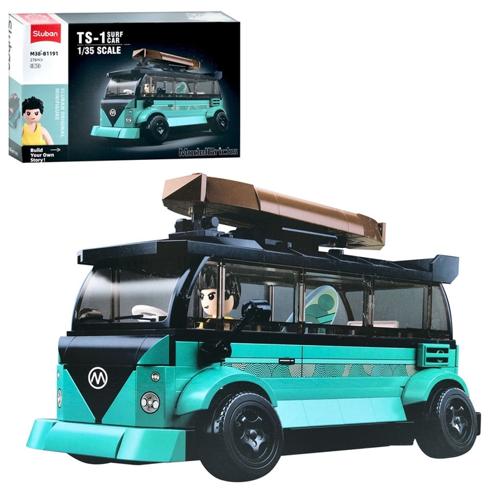 Конструктор игровой Sluban Автобус M38-B1191 276 деталей