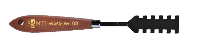 Мастихин металлический прямоугольный Santi HP-20 310877 6.3 см
