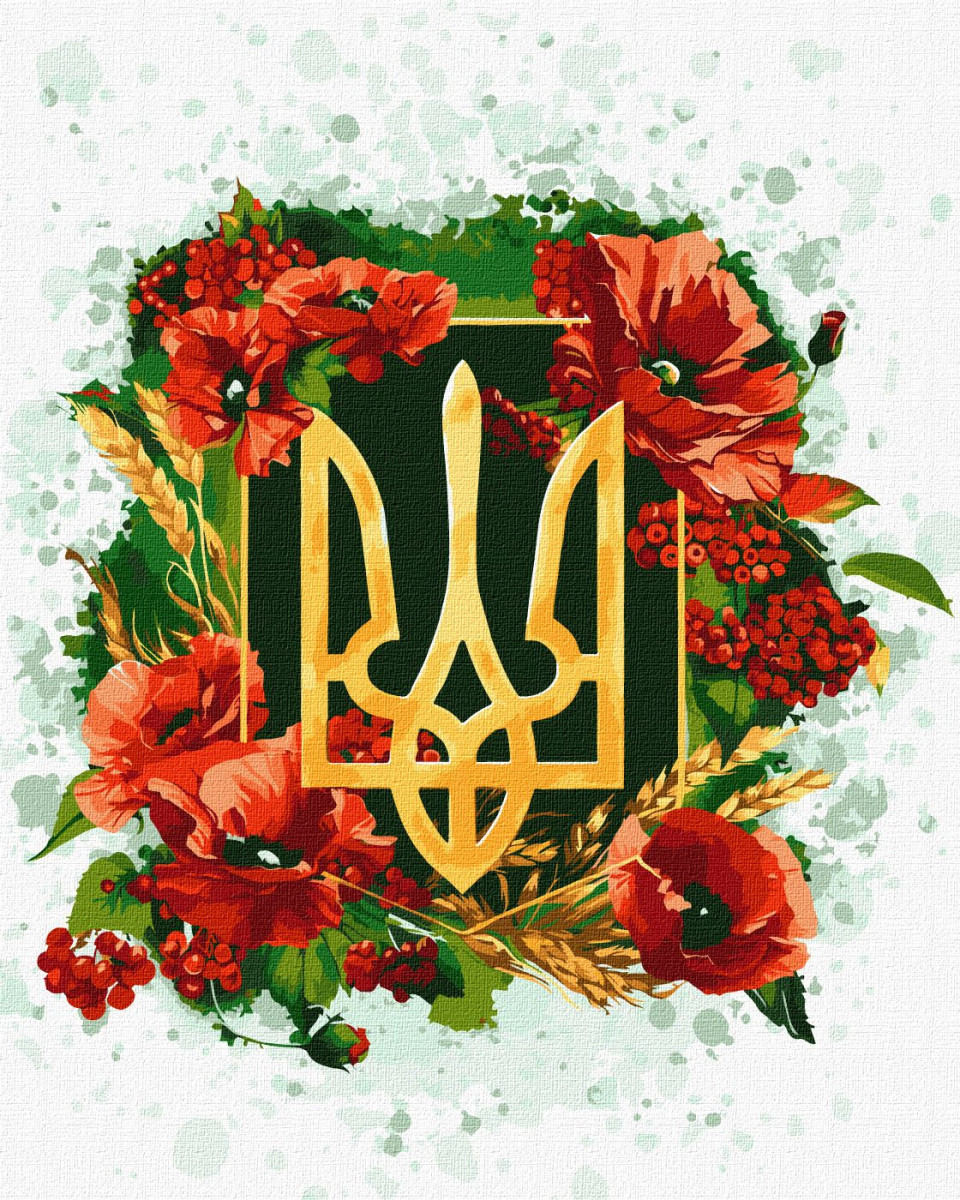 Картина по номерам Идейка Цветущий трезубец KHO5009 40х50 см