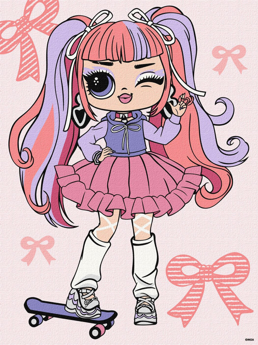 Картина по номерам Идейка L.O.L. Surprise! Tweens Ali Dance KHO6282 30х40 см