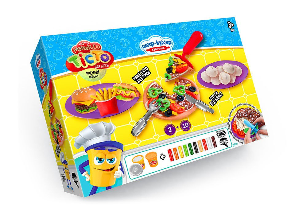 Набор для лепки Danko Toys Master Do Шеф-повар Пицца ДТ-ТЛ-02-69