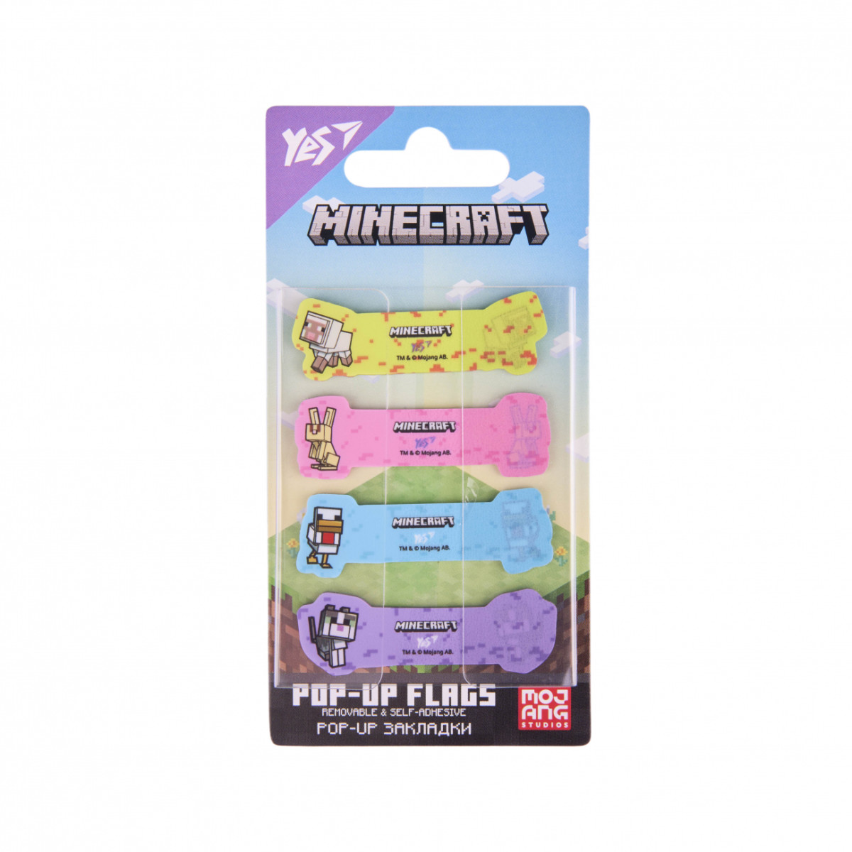 Закладки для книг Pop-up Yes Minecraft Spring 170442 80 шт