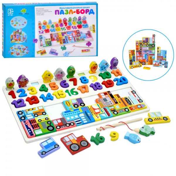 Деревянная игрушка Tree Toys Многофункциональная досточка MD-1981