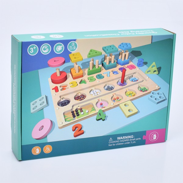 Деревянная игрушка Геометрика MD-0874 Деревянная игрушка Геометрика MD-0874