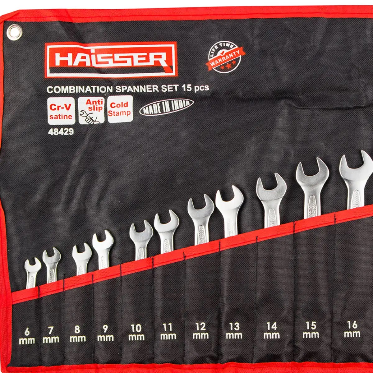 Набор ключей комбинированных Haisser Сold Stamped 48429 97387 15 предметов