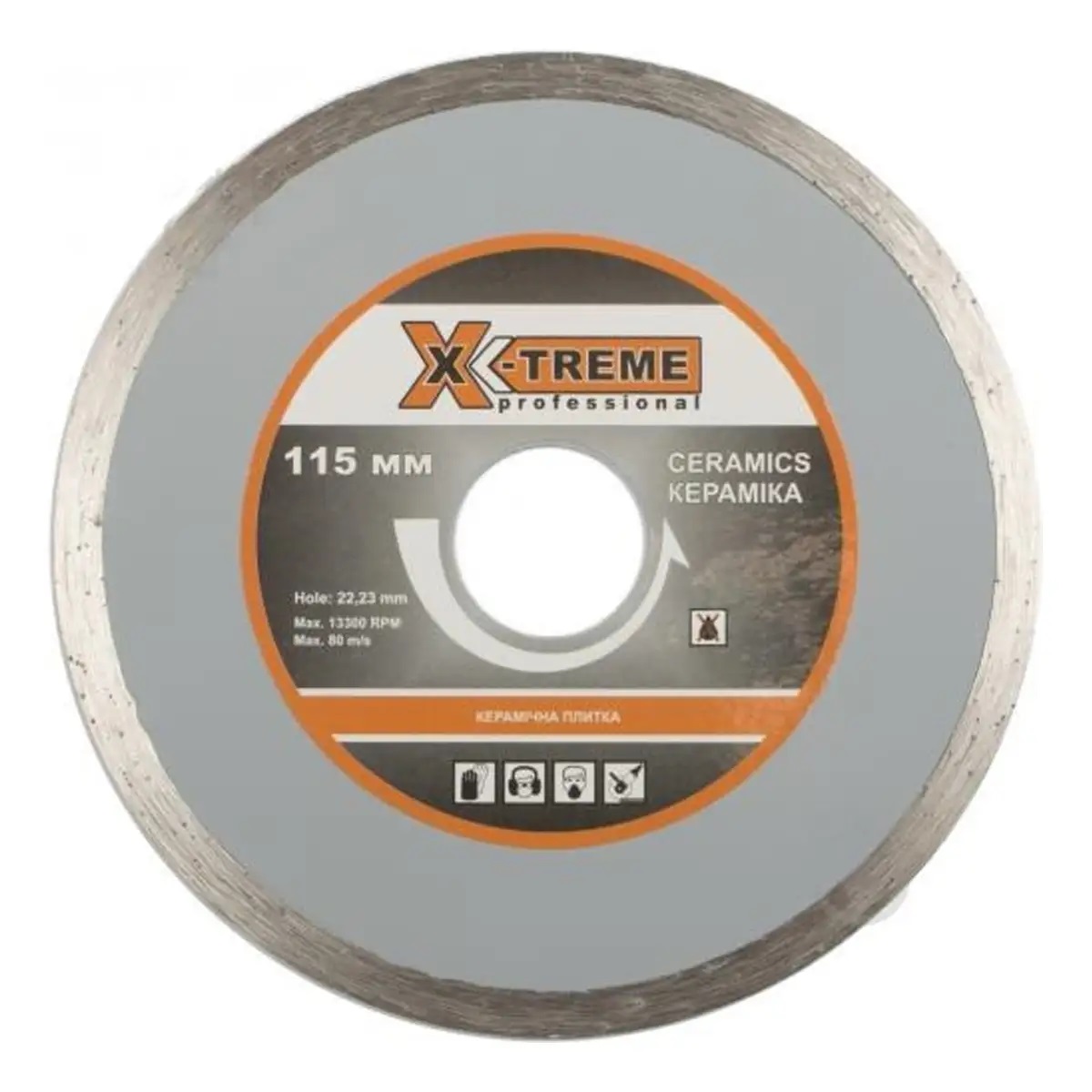 Круг алмазный по плитке X-Treme 29490 180x5x25.4 мм серебристый Круг алмазный по плитке X-Treme 29490 180x5x25.4 мм серебристый