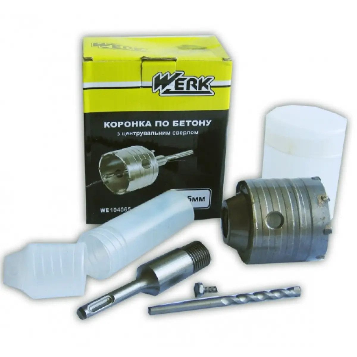 Коронка по бетону SDS-Plus Werk 34853 65 мм