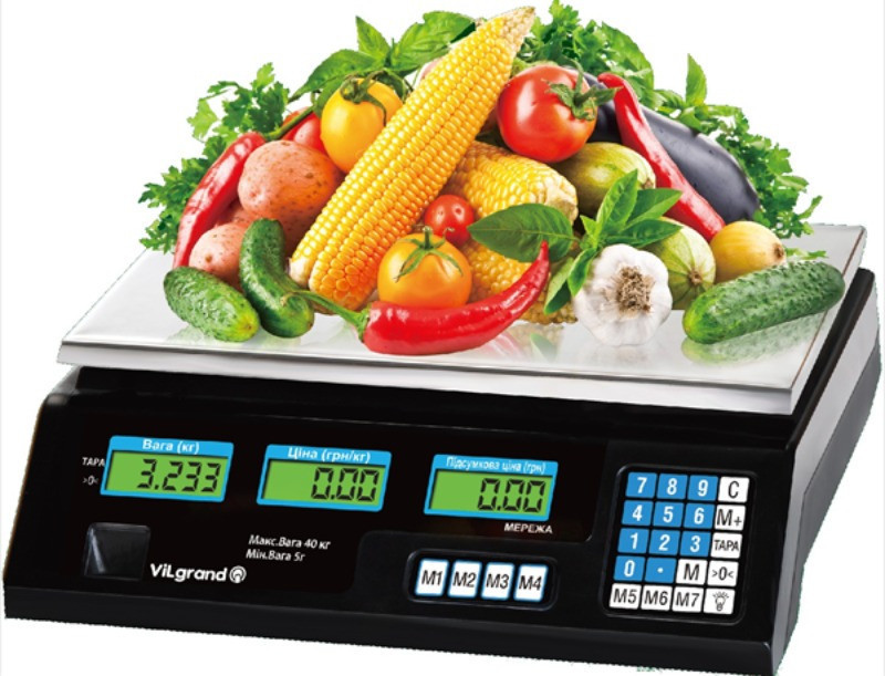 Весы торговые 40кг Vilgrand VES-6V-40 Весы торговые 40кг Vilgrand VES-6V-40