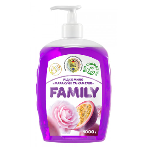 Жидкое мыло Маракуйя и камелия For my Family 722423 1 л