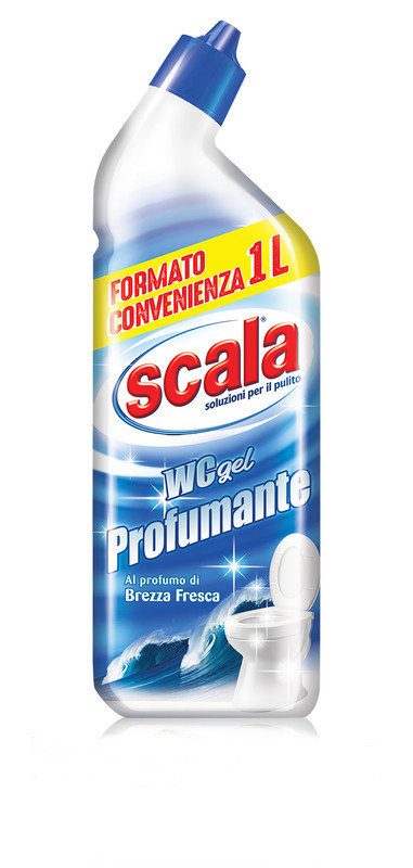 Гель для уборки туалета с ароматом свежего бриза 1000 мл Scala WC gel Profuman 8006130504144
