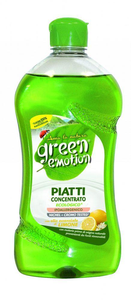 Cредство для мытья посуды 500мл Green Emotion Piatti Limone 8006130503543