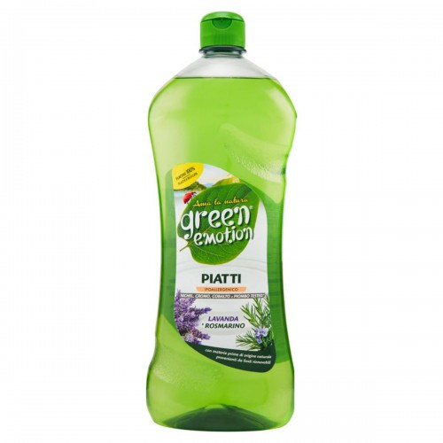 Cредство для мытья посуды 1000мл Green Emotion Piatti LavandaRosmarino 8006130503826