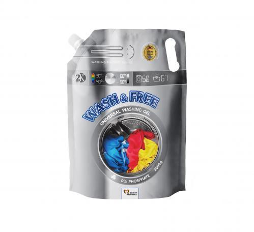 Гель для стирки универсальный WashFree 720733 2000 г