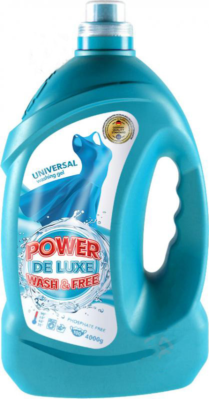 Гель для стирки универсальный Power DE Luxe HIM-600063 4 л 100 стирок