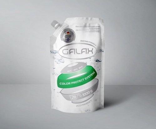 Гель для стирки цветных вещей 1000 мл Doypack Galax 600513