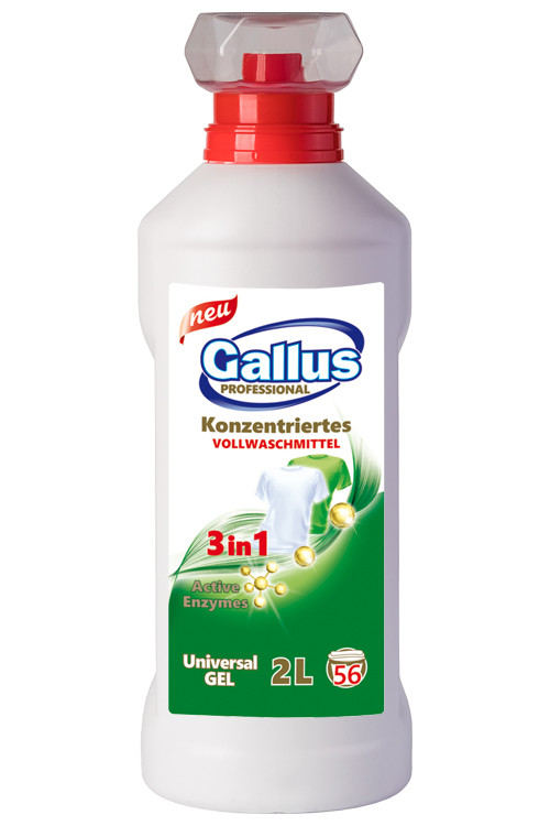 Гель для стирки универсальный 2 л Volwaschmittel Gallus 4251415301312 Гель для стирки универсальный 2 л Volwaschmittel Gallus 4251415301312