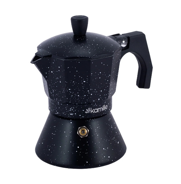 Кофеварка гейзерная Kamille KM-2511MR 150 мл 3 порции Кофеварка гейзерная Kamille KM-2511MR 150 мл 3 порции