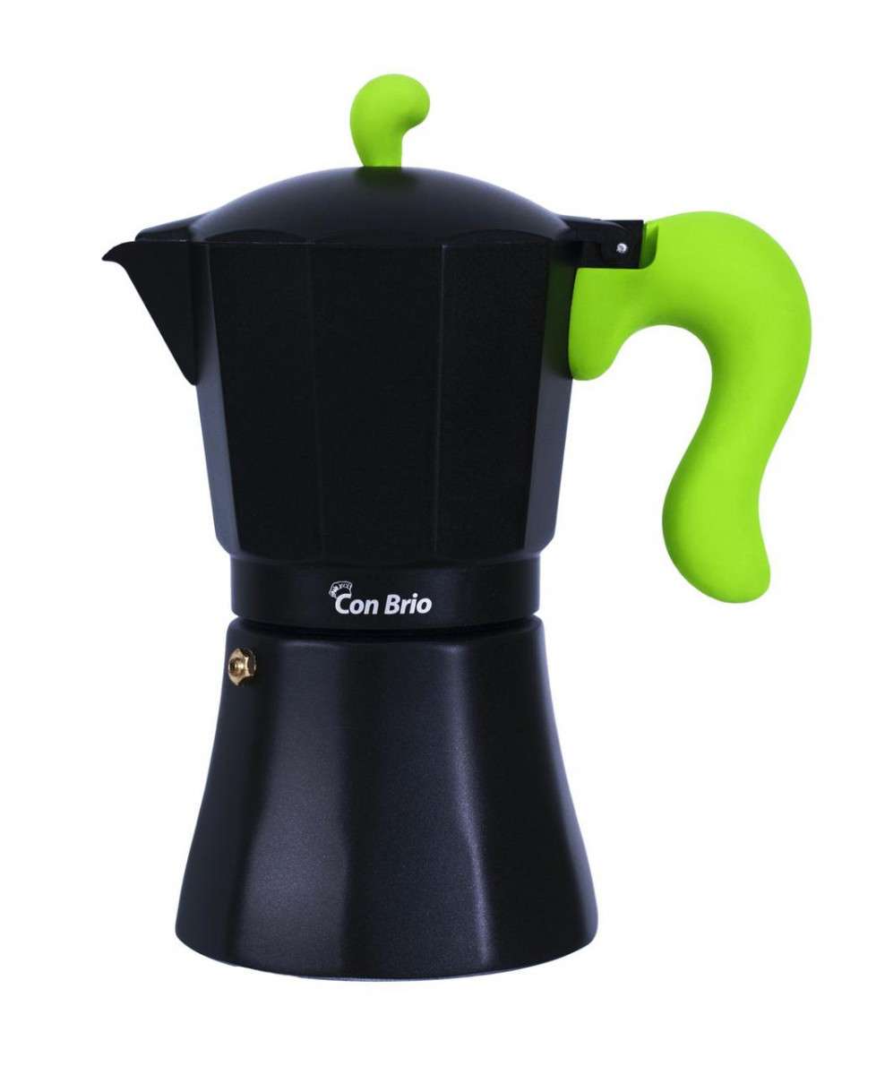 Гейзерная кофеварка на 9 чашек Con Brio СВ-6609-green