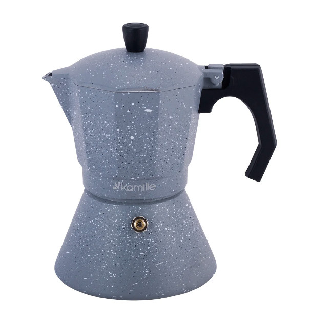 Кофеварка гейзерная Kamille KM-2518GR 450 мл 9 порций