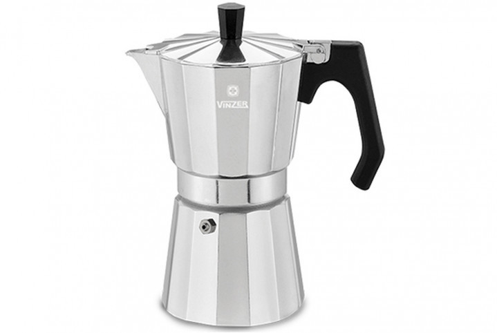 Гейзерная кофеварка на 6 чашек Moka Espresso Induction Vinzer VZ-89383