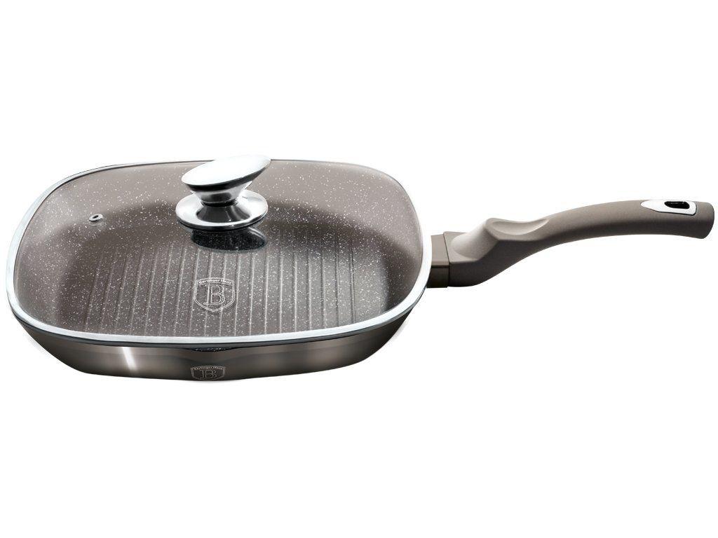 Cковорода гриль 28х28 см Carbon Metallic Line Berlinger Haus BH-1614-N