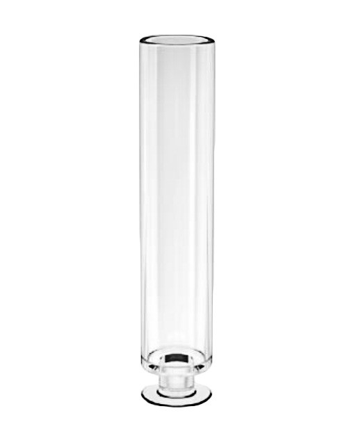 Ваза стеклянная Mazhura Floral D-051 31 см