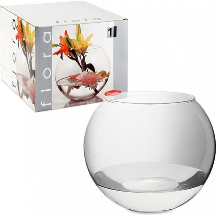 Ваза стеклянная 103 мм Flora Pasabahce PS-43417