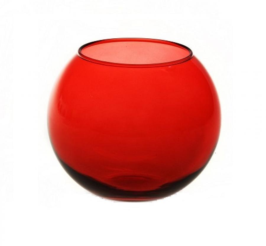 Ваза круглая Pasabahce Enjoy PS-43407-Red красная