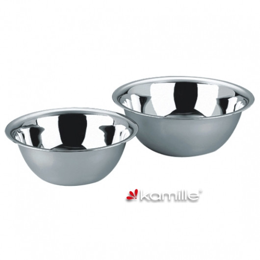 Миска 32см из нержавеющей стали Kamille 4313