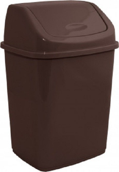 Ведро для мусора с крышкой Zambak Plastik ZB-402 10 л