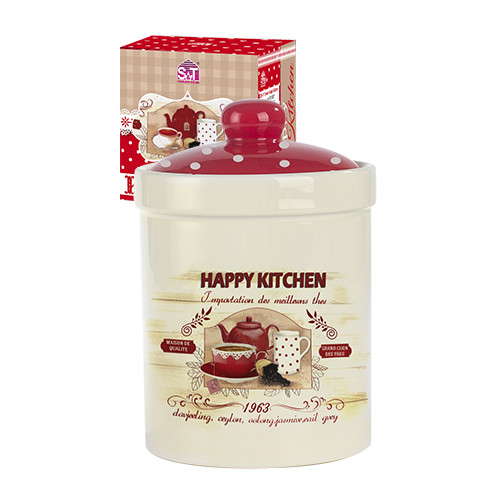 Емкость для сыпучих продуктов 700 мл Happy Kitchen Snt 6922-11 Емкость для сыпучих продуктов 700 мл Happy Kitchen Snt 6922-11