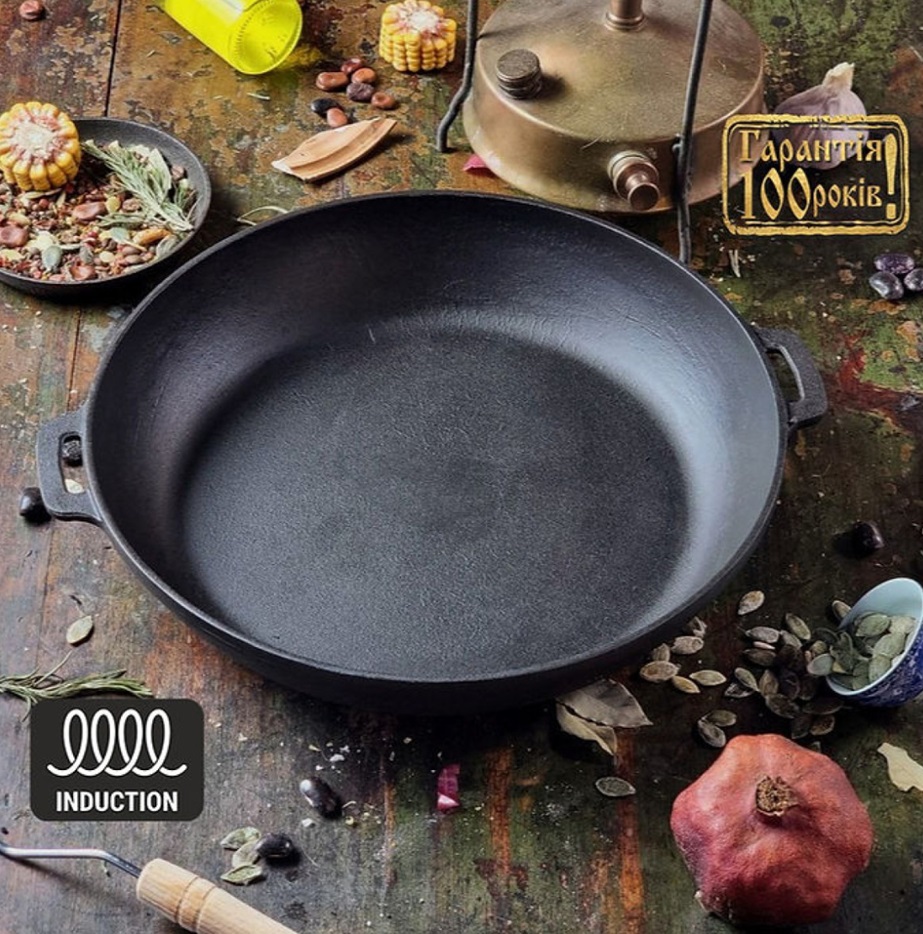 Жаровня чугунная SNT 320-60 32х6 см черная Жаровня чугунная SNT 320-60 32х6 см черная