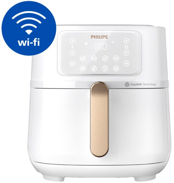 Мультипечь Philips Airfryer 5000 Series XXL СonneСted HD9285/00 2000 Вт 7.2 л белая Мультипечь Philips Airfryer 5000 Series XXL СonneСted HD9285/00 2000 Вт 7.2 л белая