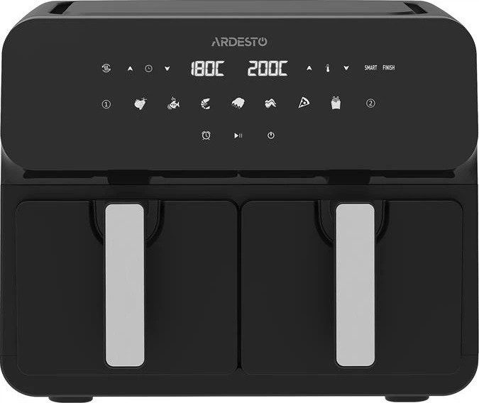 Мультипечь на 2 чаши Ardesto AF-H-EDB9L 4.5х2 л 1700 Вт черная
