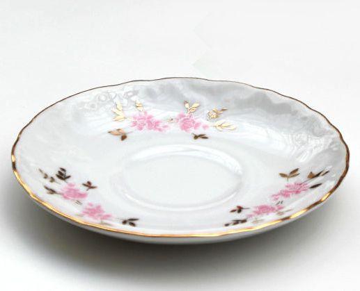 Блюдце под чашку Cmielow Pink Flower 9704-12-5 12.5 см