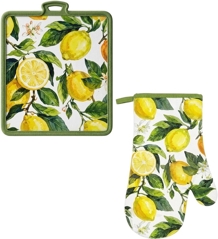 Набор прихваток для кухни Ardesto Sicilian lemons ART14FL 2 предмета