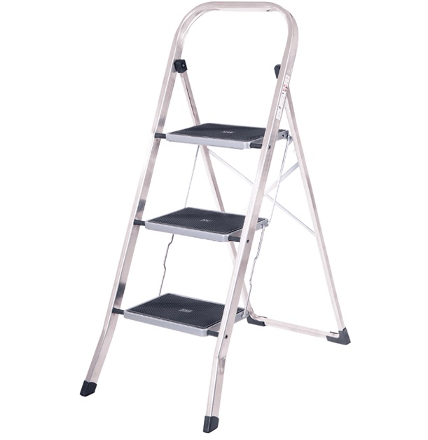 Лестница складная Eurogold ALUMINIUM STEP 3223 105 см серебристая