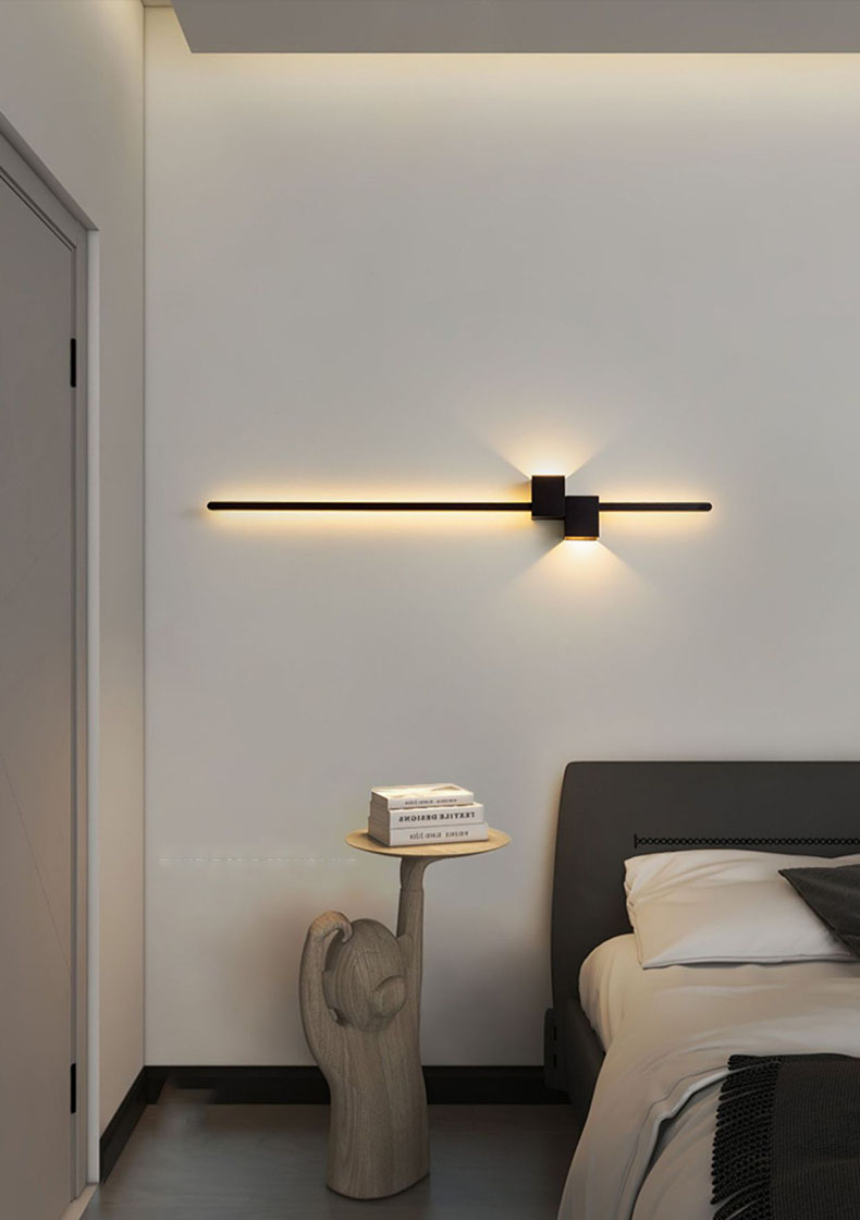 Бра LED 27375 Черный 6х15х60 см. Бра LED 27375 Черный 6х15х60 см.